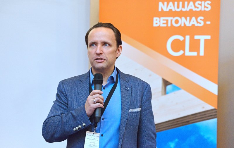 Statybos fakultete sėkmingai įvyko konferencija „NAUJASIS BETONAS - CLT”